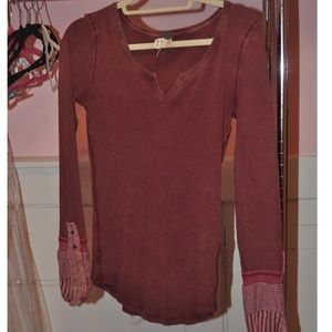 Free people waffle long sleeve